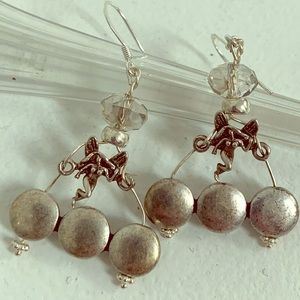 Fairy earrings SS and crystal